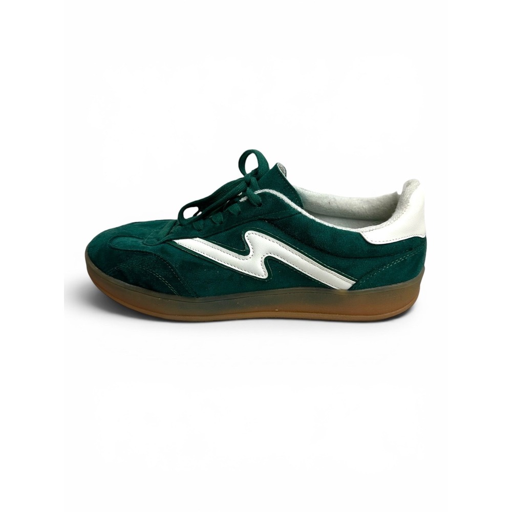 Madden Girl GIIA Green White Lightning Bolt Gum Sole Sneakers Womens 10M